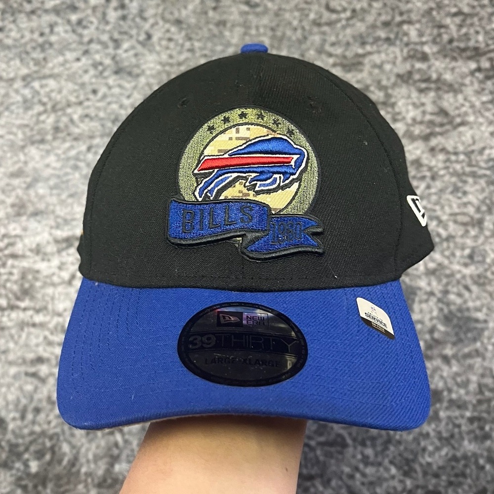 NWT New Era 39Thirty Buffalo Bills Salute To Service Hat Fitted Size L/XL NFL